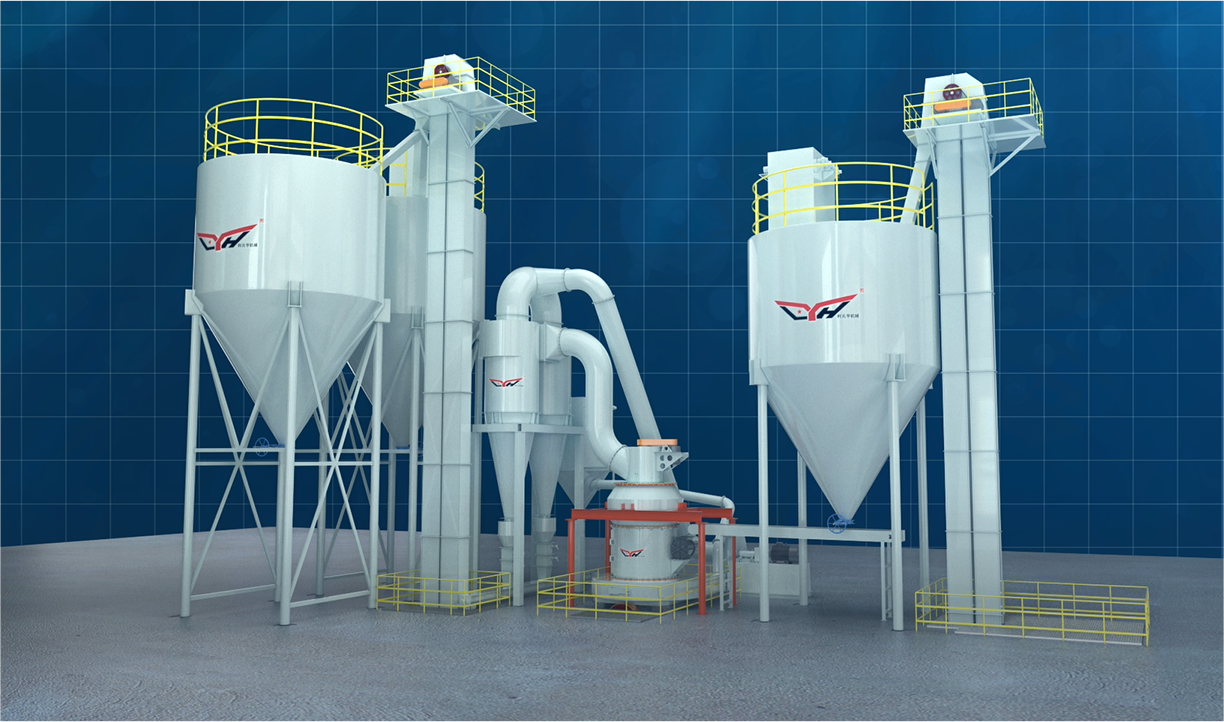 LyH998 4 রোলার রেমন্ড গ্রাইন্ডিং পেন্ডুলাম মিল